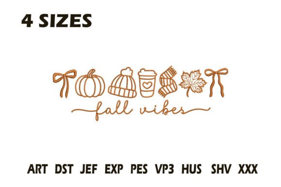 Fall Vibes Outline Embroidery Design Review for Seasonal Makers