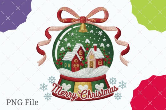 h1Faux Embroidery Winter Village Snow Glob Review for Boutique Sweatshirts/h1