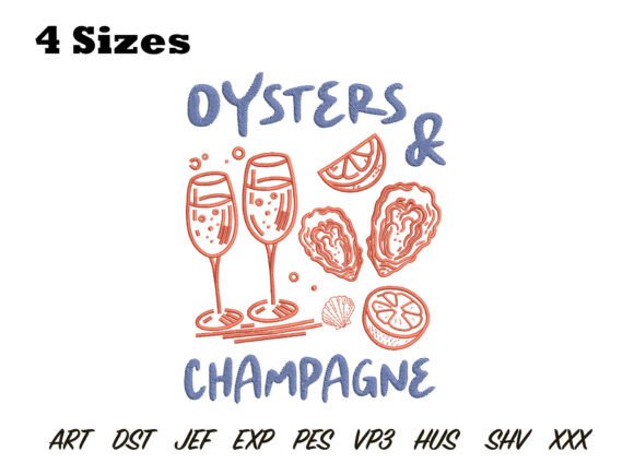 Oysters and Champagne Embroidery: A Boutique Review