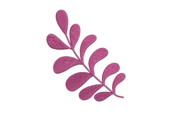 Stylized Purple Leaf Sprig: Etsy Seller Review