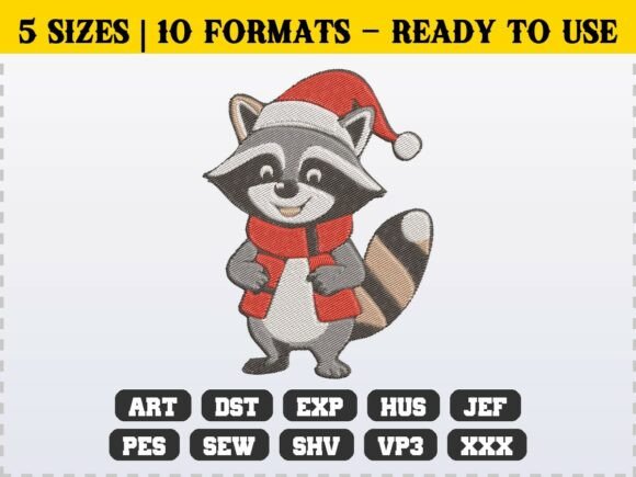 Woodland Christmas Raccoon: A Designer's Review